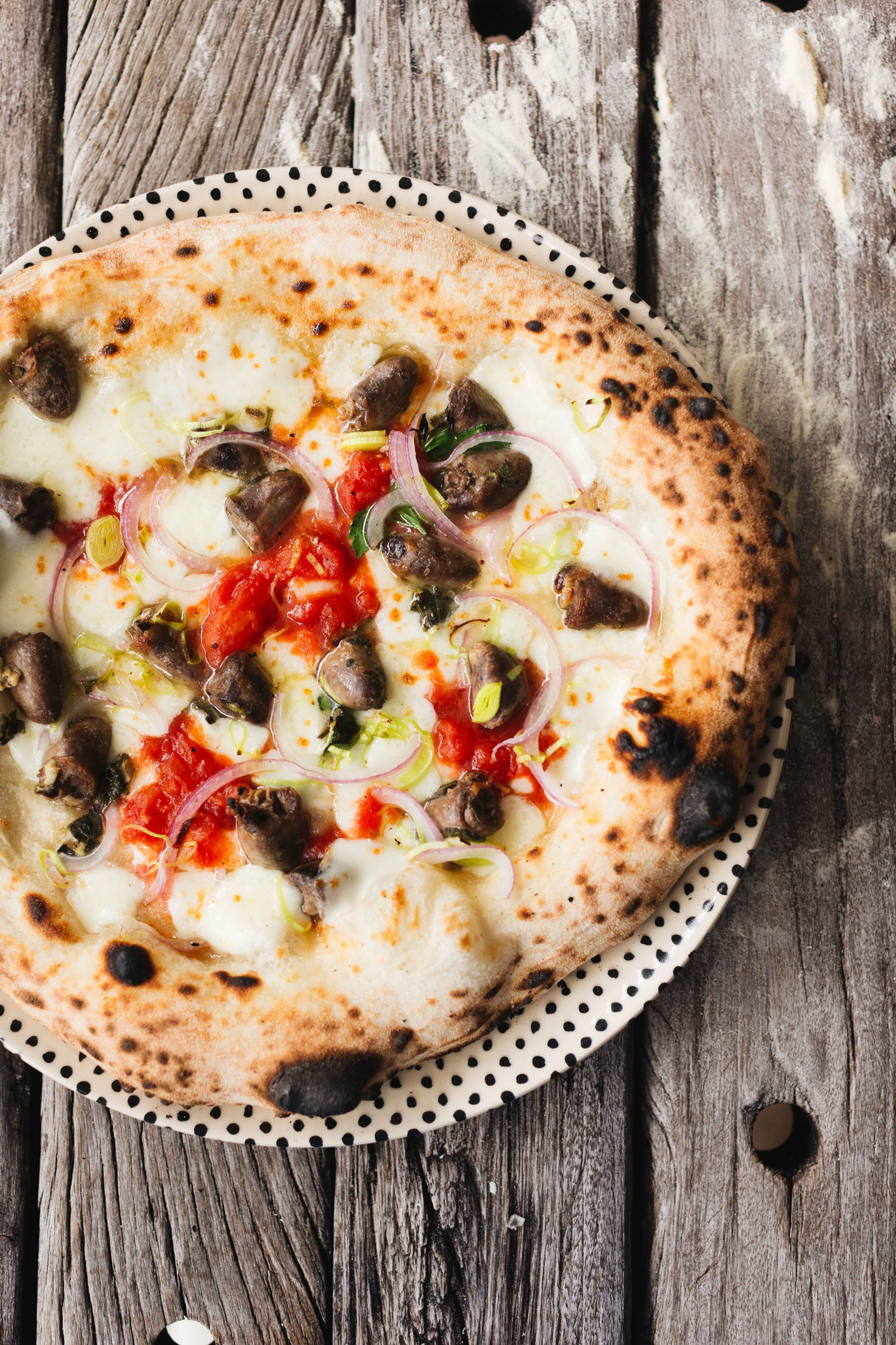 Chicken Heart Pizza