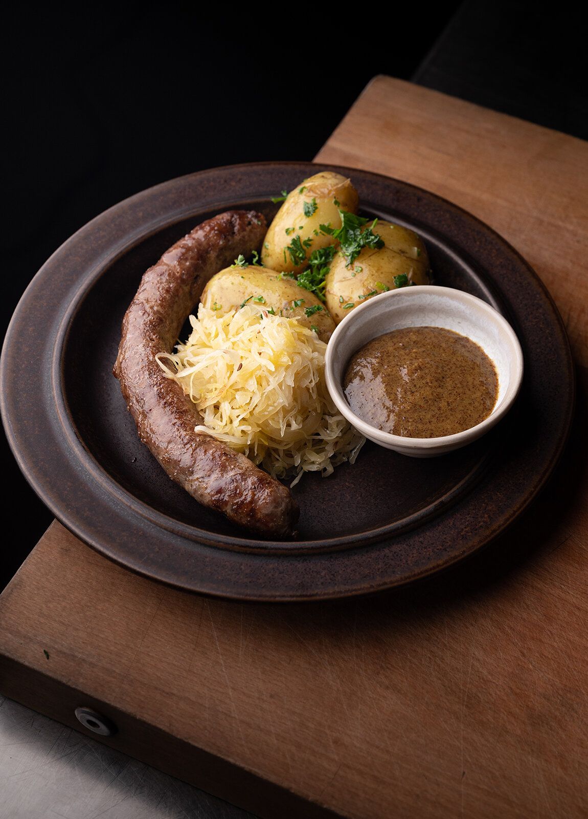 Pork Sausage with Sauerkraut