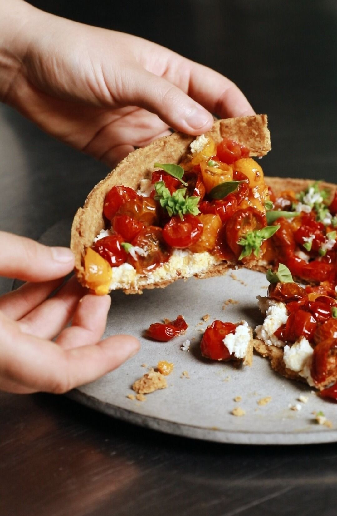 Tomato Tart with Smoked Butter