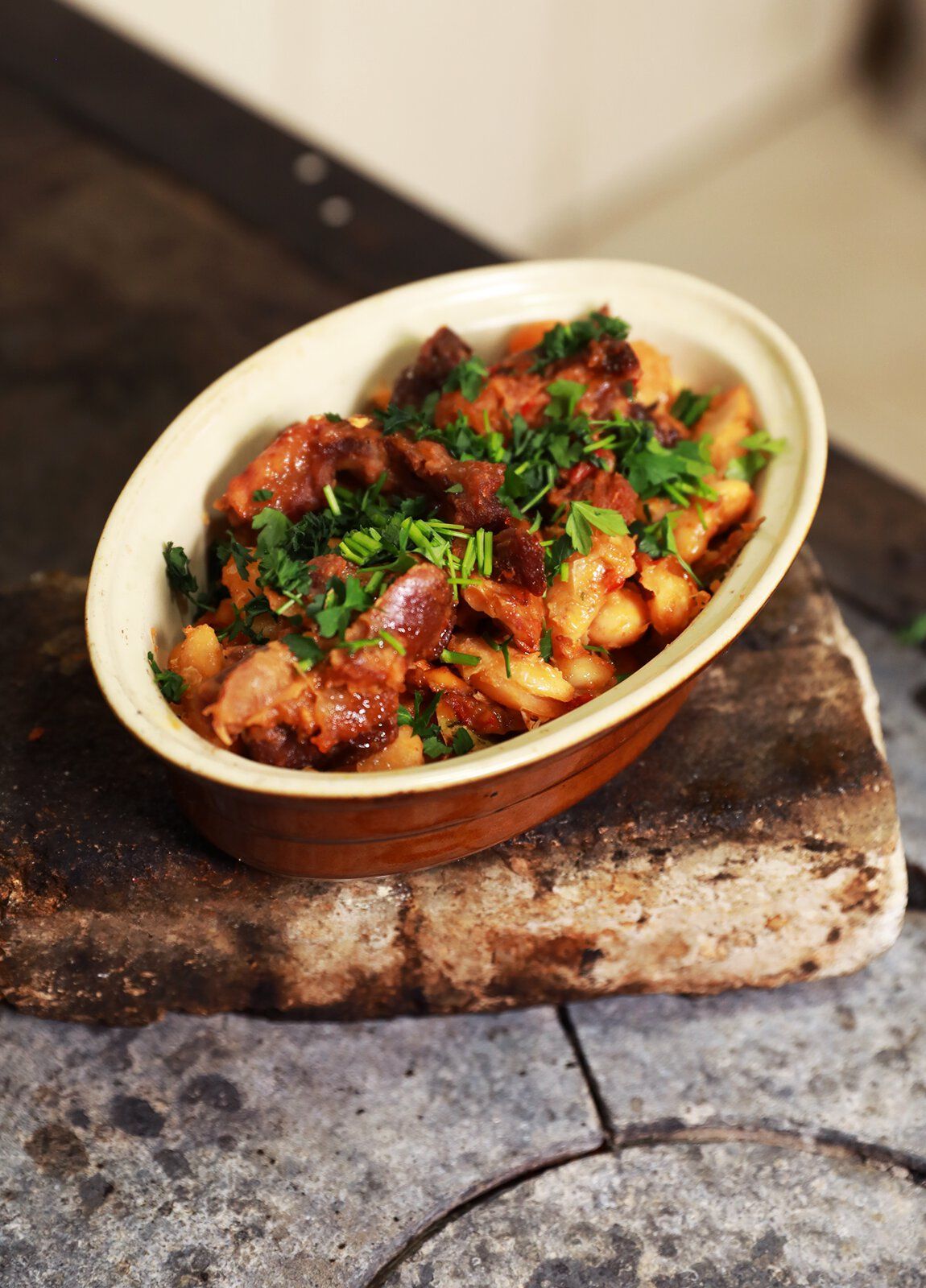 Roasted Beans & Cured Pork
