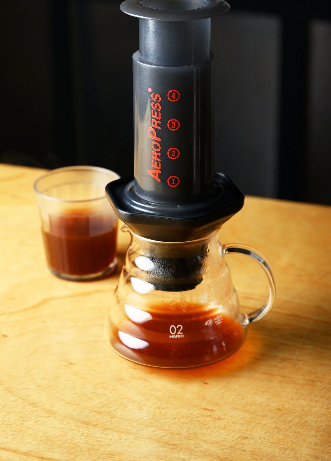 Inverted AeroPress Coffee