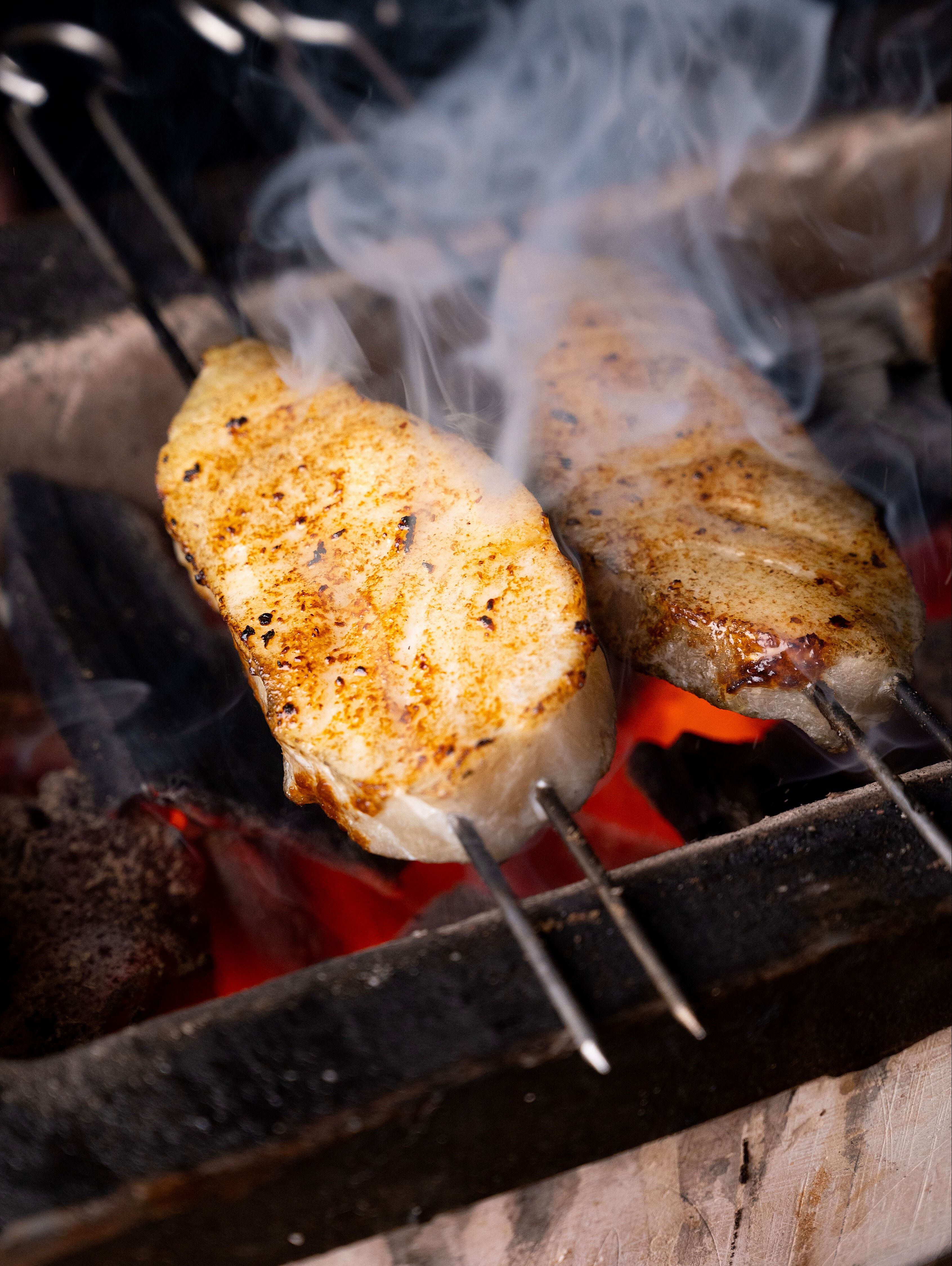 Grilled Cod with Miso Glaze