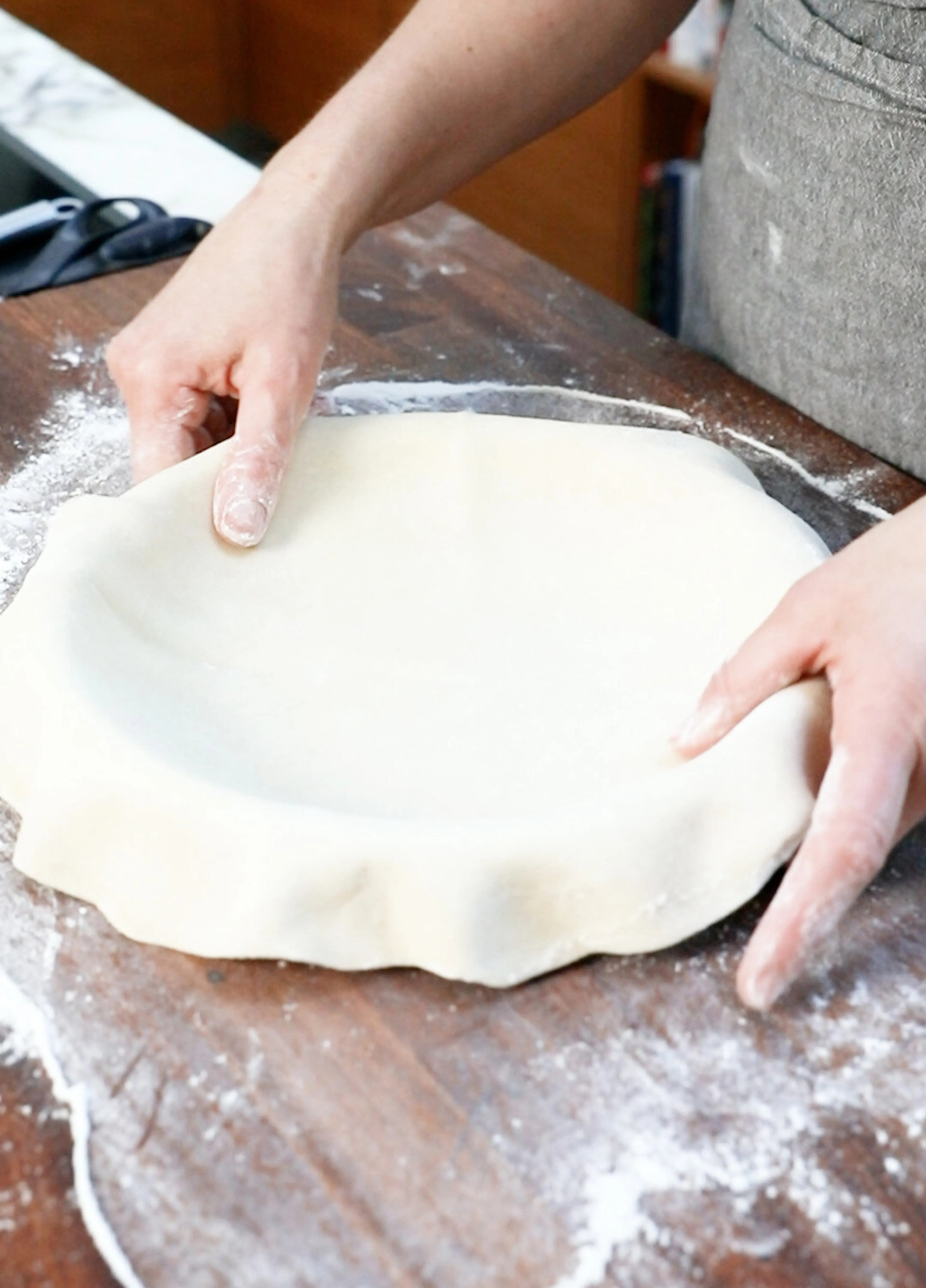 Pie Dough Rolling Out