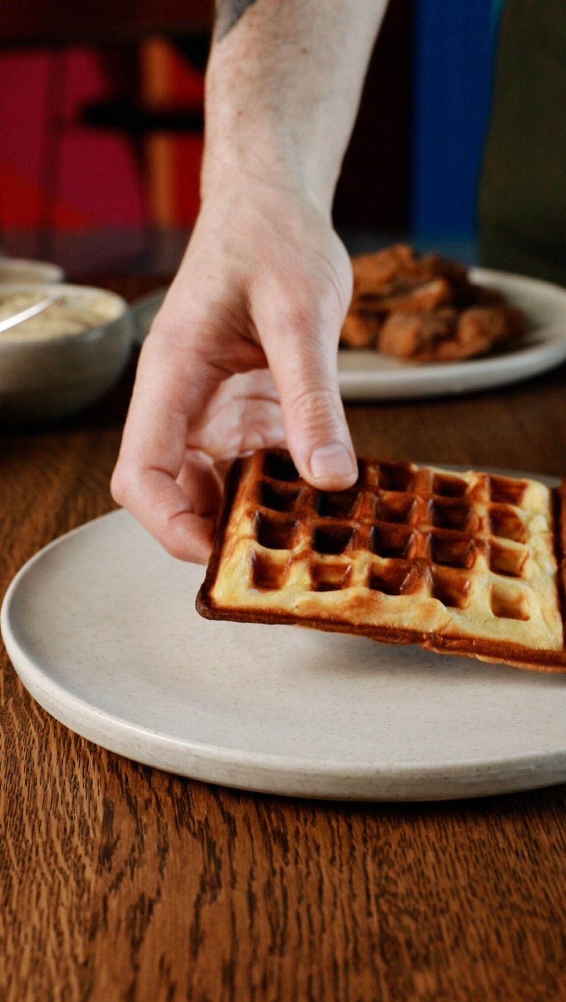 Fermented Potato Waffles