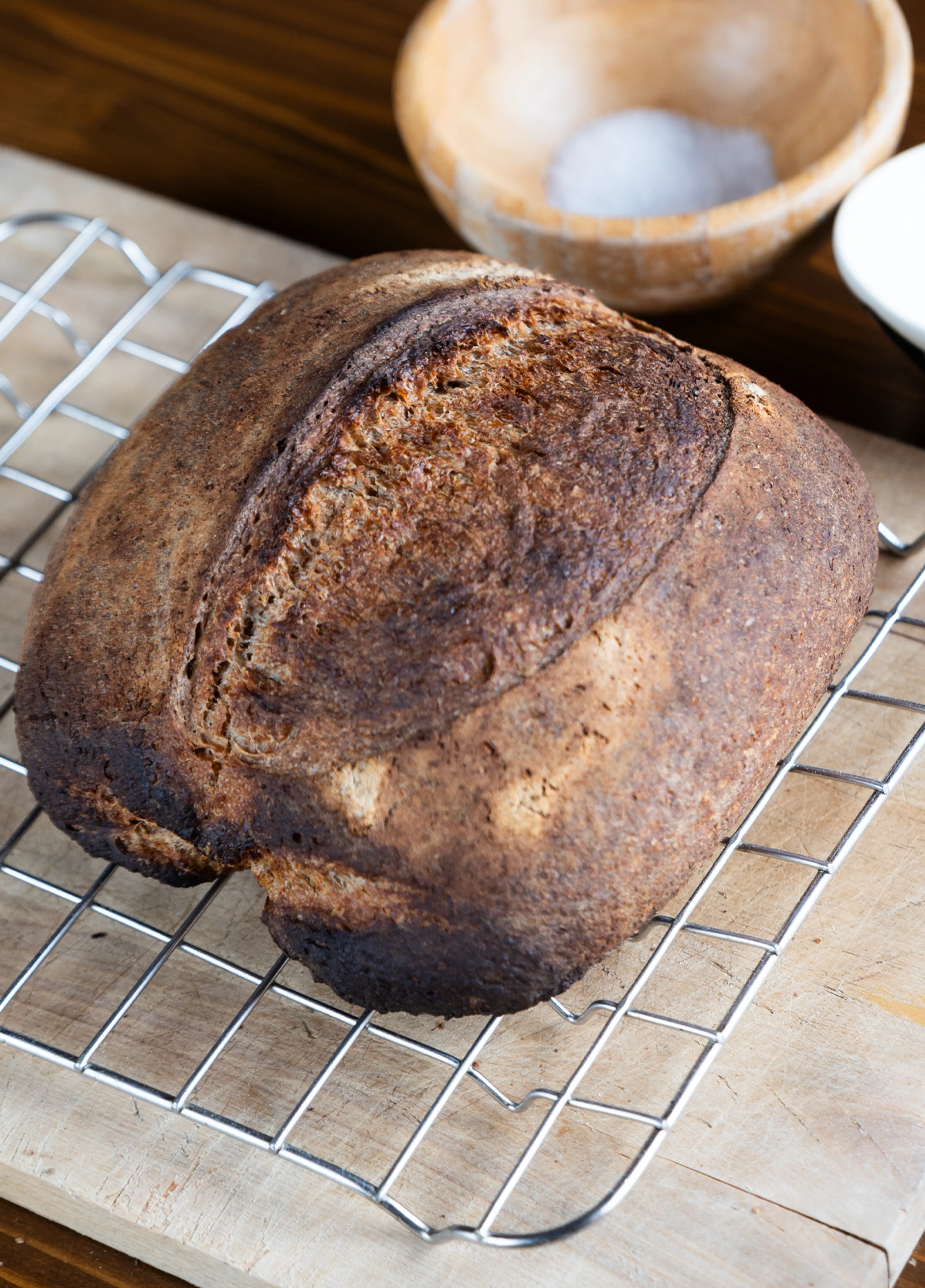 Whole Wheat Sourdough Bread