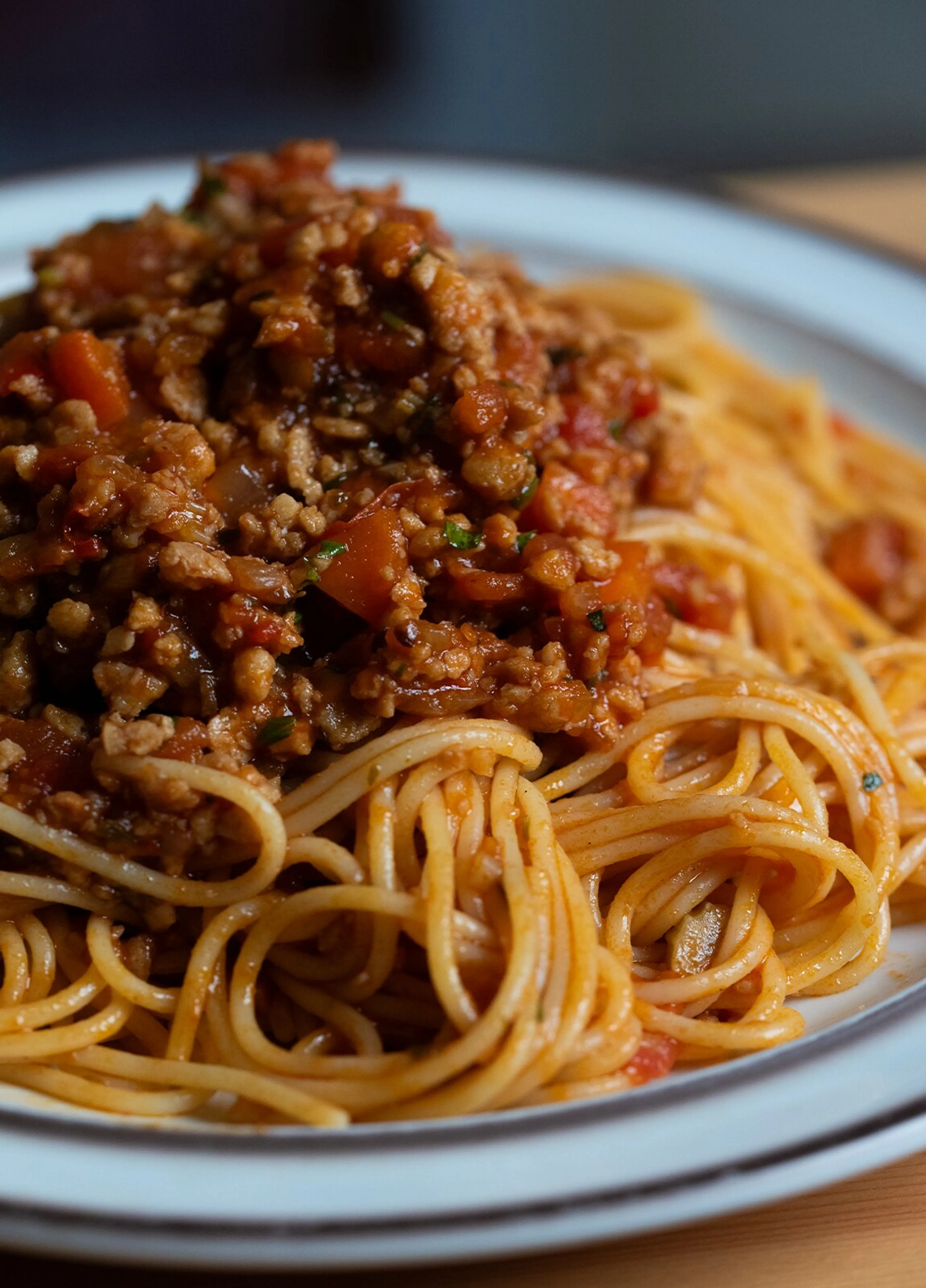 Vegan Bolognese Spaghetti